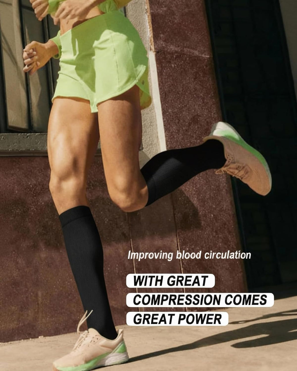 4 Pairs Copper Compression Socks for Women & Men Circulation 15-20 Mmhg - Best Support for Nurses, Running