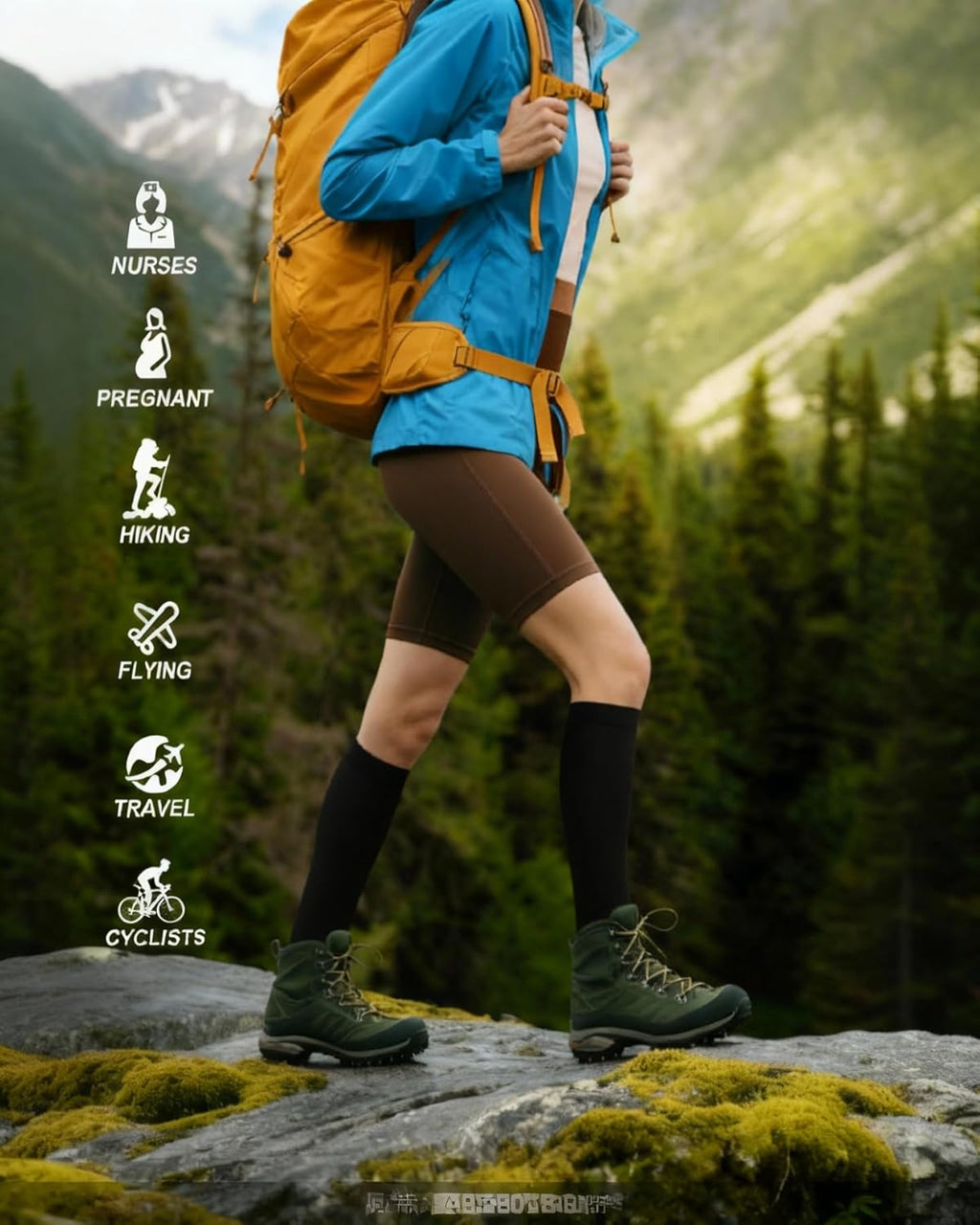 4 Pairs Copper Compression Socks for Women & Men Circulation 15-20 Mmhg - Best Support for Nurses, Running