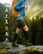 4 Pairs Copper Compression Socks for Women & Men Circulation 15-20 Mmhg - Best Support for Nurses, Running