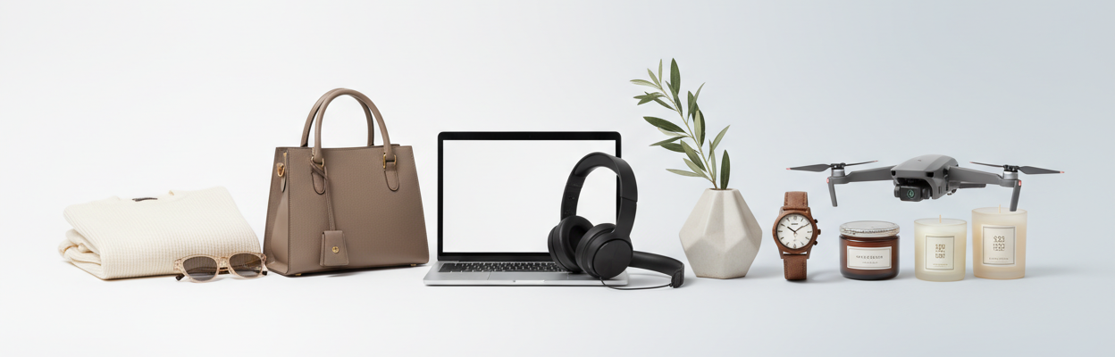 website cover page for a E-Commerce Store